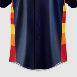 Camiseta de béisbol bordada o impresa personalizada para adultos de alta calidad, ropa deportiva transpirable y de secado rápido, conjunto sostenible - Product Image 4