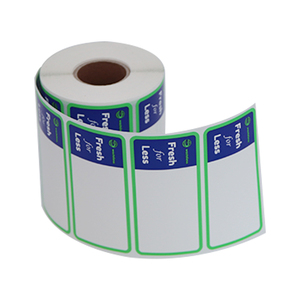 Vizlent -40 ℃   Rouleau d'étiquettes de congélation en polypropylène vinyle pour marquage alimentaire sûr, étiquettes autocollantes imperméables personnalisées pour congélateur - Product Image 3