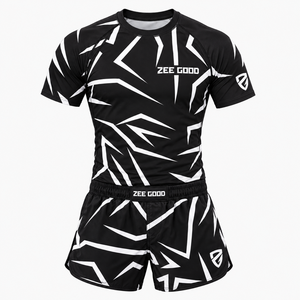 Ensemble No-Gi Durable et de Haute Qualité pour Arts Martiaux et Fitness, Léger, Respirant, Spandex/Polyester, Logo Avant, Couleurs et Tailles Personnalisables - Product Image 1