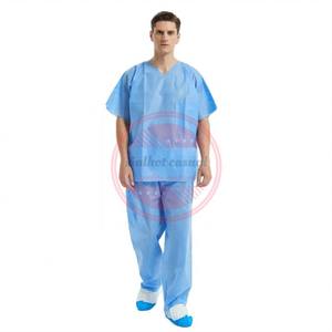 Couleur personnalisée non-tissé uniforme non-tissé médical unisexe gommage costume - Product Image 2