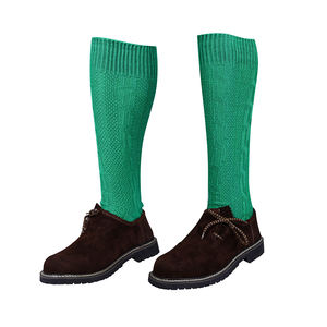 Calcetines antideslizantes de alta calidad para hombre, patrón de logotipo verde y negro, Oktoberfest bávaro, estilo de carnaval, Trachten alemán, pedido mínimo 10 - Product Image 1