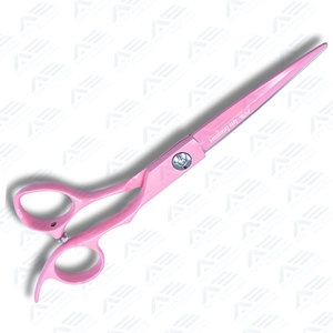 Ciseaux à cheveux roses Apto Enterprises, 6 pouces, ciseaux professionnels pour cheveux, finition titane, acier japonais 440C, coupe de précision - Product Image 2