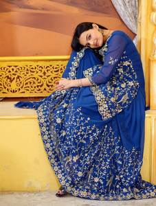 ชุดเดรสจีออเจ็ต3ชิ้นสำหรับผู้หญิงชุดเดรสซาลวาร์คาเมซสไตล์อินเดียดีไซน์ใหม่ล่าสุดสวย2025 - Product Image 5