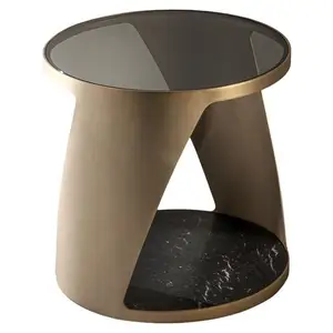 2023 yeni varış altın bitmiş yan masa özelleştirmek tasarım ev dekor kahve ve yan masa mobilya