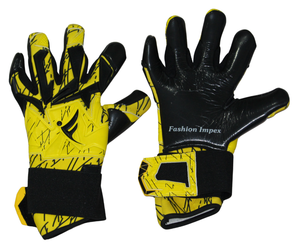 Guantes de Portero de Fútbol Profesionales Unisex, Látex Alemán Híbrido, Cierre de Gancho y Bucle en los Dedos Planos, Transpirables, Seguridad para Exteriores - Product Image 1