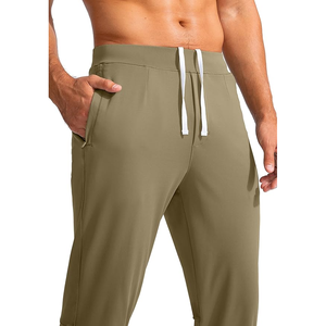 กางเกงซับเหงื่อกางเกงกอล์ฟแบบลำลองของผู้ชายกางเกงผ้าฝ้ายระบายอากาศ, กางเกงเชือกผูกเอวหลวมฟิตเนส100% - Product Image 4