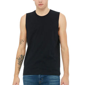 Heather Black is 60% algodón/40% poliéster Tank Tops Venta al por mayor - Product Image 1