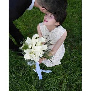 Vestido de novia de encaje Vestido blanco Vestido de novia de compromiso - Product Image 3