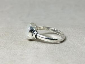 Anillo Vintage de piedra lunar arcoíris, joyería de plata hecha a mano, anillo de Plata de Ley 925 sólida, anillos delicados de plata al por mayor - Product Image 4
