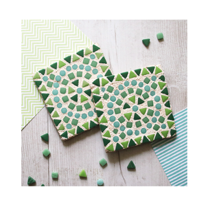 Conjunto de mosaico de posavasos para fiestas, nuevo diseño sencillo para restaurantes, la mejor pieza con diseño de mariposa/pez/Caracol, hecho en la India - Product Image 5