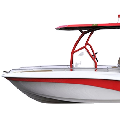 Alesta เรือตกปลาทะเลหรูหรารุ่น Marlin 500 PRO,เรือไฟเบอร์กลาสสีแดงรุ่นใหม่คุณภาพดีที่สุดสีขาวมหาสมุทรทะเลทะเลสาบแม่น้ำ5เมตร