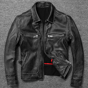 Chaqueta de Cuero Casual de Invierno para Hombre, Estilo HIGH STREET, Cuello Alto, Logotipo Frontal, Secado Rápido, Transpirable, Diseño Personalizable - Product Image 3