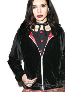 แจ็คเก็ตกำมะหยี่บอมเบอร์ใส่ได้ทั้งชายและหญิงแจ็คเก็ตกำมะหยี่บอมเบอร์สำหรับทุกเพศ - Product Image 4