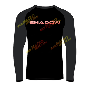 Digital Print Compression Wear Custom Made Mma Bjj Rashguard <b>Long</b> Sleeve <b>Mens</b> Sports T-Shirt Compression <b>Shorts</b> Rash Guard - Product Image 3