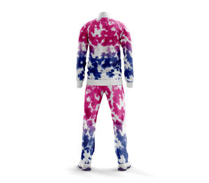 Vêtements pour hommes pull tie dye sweatshirt et pantalon tie dye Style Logo personnalisé survêtements en coton pour femmes tie dye - Product Image 2