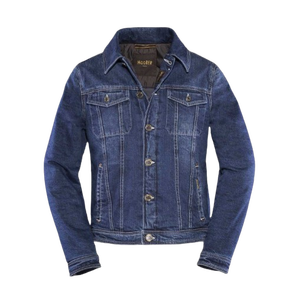 OEM 2026 Hot Sell <b>Men's</b> Blue Denim Jacket Casual Outerwear Cropped Turn Down Collar Washed Diamonds Button <b>Belt</b> - Product Image 4