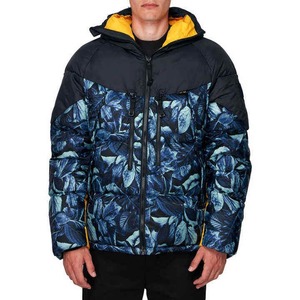 Casual Street Winter Detachable <b>Hood</b> Canvas Stand Collar Custom <b>Waterproof</b> <b>Puffer</b> <b>Jacket</b> for Men - Product Image 6