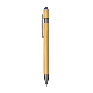 Penna Personalizzata in Bambù e Metallo Lucidato, Gadget Promozionale - Product Image 6
