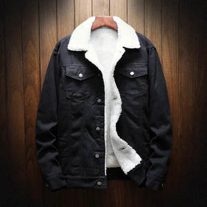 เสื้อแจ็กเก็ตฤดูหนาวสำหรับผู้ชายซักปานกลางทำจากผ้าฝ้าย100% - Product Image 3
