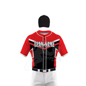Vêtements de sport à bas quantité minimale de commande uniforme de baseball confortable taille personnalisée uniforme de baseball pour jeunes - Product Image 6