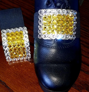 <span class=keywords><strong>Fibbie</strong></span> Quadrate Nere con Cristalli di Strass per Scarpe da Ballo Irlandese, Decorazioni per Scarpe da Ballerina, Scarpe da Jig per Donne - Product Image 6