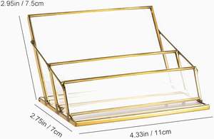 Porte-cartes de visite en métal antique en laiton personnalisable, vintage, élégant, pour un usage professionnel - Product Image 6