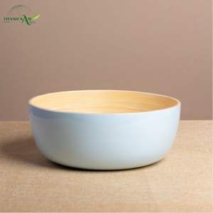 Tazón de Bambú en Espiral Hecho a Mano Ecológico, Tazón para Servir de Diseño Clásico de Thanh Nam Arts (>10L de Capacidad) para el Hogar y el Estilo de Vida - Product Image 3