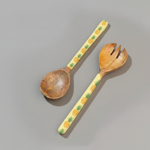 Juego de Cubiertos de Madera de Mango Tradicional con Esmalte, Cubertería Elegante para Fiestas, Uso Doméstico, Proveedor Mayorista para Exportación - Product Image 4