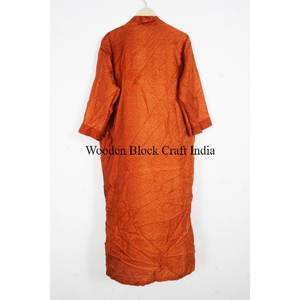 Robe kimono bohème en soie à manches longues à motifs floraux pour femme, idéale pour le printemps, l'été, comme chemise de nuit ou robe de soirée - Product Image 5