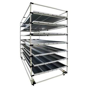 Système hydroponique commercial multi-niveaux pour la culture d'orge, d'herbes, de micro-pousses et d'herbe alimentaire pour bovins et ovins - Product Image 6