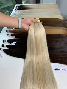 Extensions de cheveux en vrac de qualité supérieure, 100 grammes, super double trame, lisses, 30 pouces, texture lisse vietnamienne, prix de gros - Product Image 3