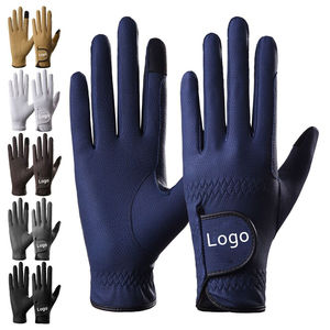Guantes de equitación personalizados de alta calidad, guantes ecuestres de cuero antideslizantes, empuñaduras de mano para montar en invierno, recién llegado, venta al por mayor - Product Image 4