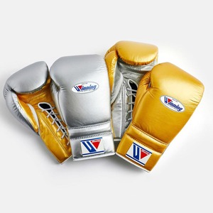 Fabrication de gants de boxe gagnants professionnels sur mesure en cuir véritable de haute qualité compétition confortable et durable - Product Image 1