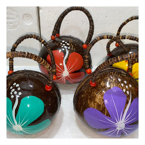 Embrague de cáscara de coco hecho a mano de moda, fuerte y ecológico, accesorio único para combinar con ropa de playa, vestidos bohemios, trajes de Festival - Product Image 2