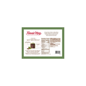 Fannie May Chocolate con leche Menta Meltaways Equilibrio perfecto Chocolate rico Menta fresca Embalaje a granel Caramelo adicional Fruta Mermelada Nueces - Product Image 3