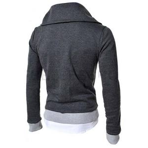 Stylish <b>Men's</b> Hoodies Fashion Side Zip Casual Regular Fit Sports <b>Jacket</b> Clothing Winter Breathable Embroidered 100% Cotton - Product Image 5