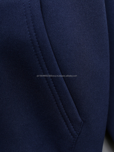 Sweat à capuche surdimensionné en coton lourd 350 g/m² pour hommes, respirant, logo personnalisé, fermeture éclair, polaire d'hiver, sans marque - Product Image 4