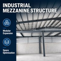 Plancher de mezzanine |   Plancher composite revêtu de zinc |   Dalle de plancher en acier sans béton pour un plancher de loft gain de place