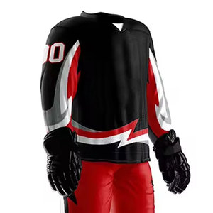 Ensemble d'uniformes de hockey sur glace professionnels avec maillot et pantalon légers et confortables pour l'entraînement - Product Image 5
