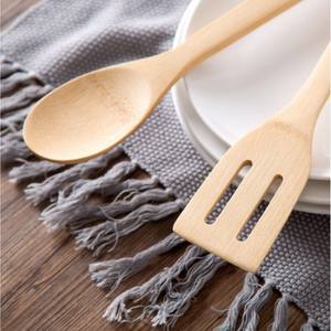Herramientas de cocina de bambú sostenibles más vendidas, juego de Espátulas de cocina ecológicas, juegos de utensilios naturales - Product Image 2