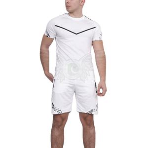 Ensemble t-shirt et short d'été de haute qualité avec logo personnalisé ensemble short et t-shirt en coton pour hommes ensemble short et t-shirt pour hommes - Product Image 1