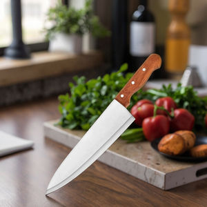 Cuchillo de Cocina en Oferta, Cuchillo de Chef Profesional de 10 Pulgadas para Cortar Carne con Mango Ergonómico de Madera - Product Image 6
