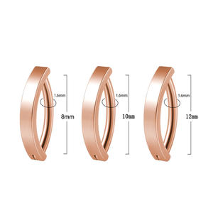Venta caliente de acero inoxidable 316L <span class=keywords><strong>Piercing</strong></span> del vientre, 14G Hipoalergénico Clicker Anillos del <span class=keywords><strong>ombligo</strong></span> <span class=keywords><strong>Piercing</strong></span> del <span class=keywords><strong>ombligo</strong></span> para hombres y mujeres - Product Image 4