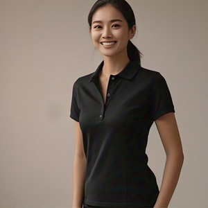 Polo de sport pour femmes Jogging Fitness Col rabattu Polo de golf T Shirt Femmes Haute Qualité 100% Coton Polyester Tee - Product Image 5