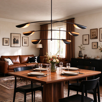 Lustres modernes pour salles à manger de villas, luminaires suspendus pour salons, lampes pour la maison, luminaires suspendus de style américain