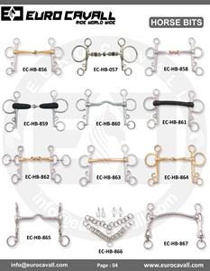 Dee Bit Rigide Mouth Rubber Bit Horse Bit Snaffles - Product Image 6