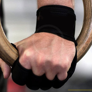 High Quality Leather and Nylon <b>Weight</b> Lifting <b>Gloves</b> with Customized Color & Logo PROTEK INDUSTRIES Brand for Gym Use - Product Image 5