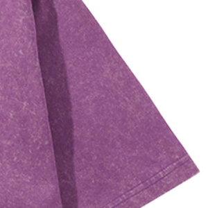 Wholesale Acid Wash Oversized 100% Cotton T-Shirts Plus Size Front Custom Design Blank Design Available Comfortable Street - Product Image 6