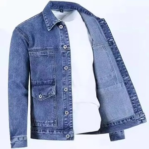 Veste en Jean Vintage d'Hiver pour Homme avec Logo Personnalisé 100% Coton Service OEM Meilleure Qualité - Product Image 4