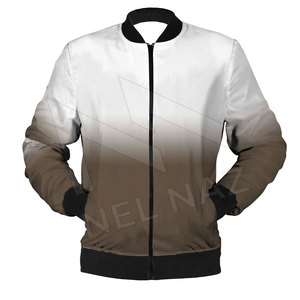 Blouson bombardier coupe-vent d'hiver pour hommes avec poches zippées complètes manteau épais vestes d'extérieur décontractées pour hommes vente en gros - Product Image 2
